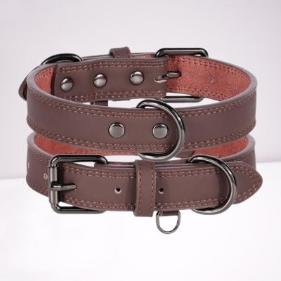 collier-chien-cuir-authentique-marron-afirmdog