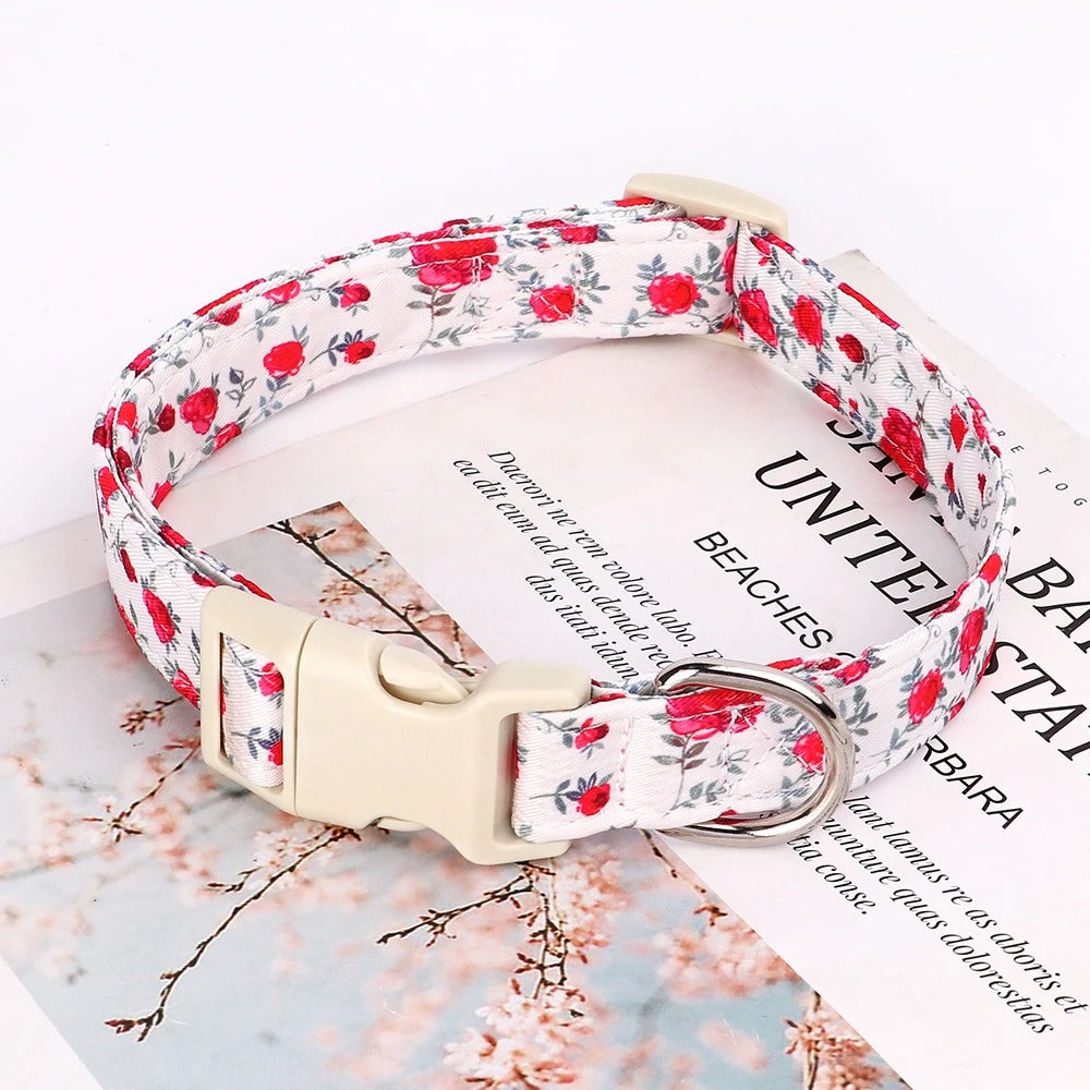 collier-chien-floral-blanc-rose