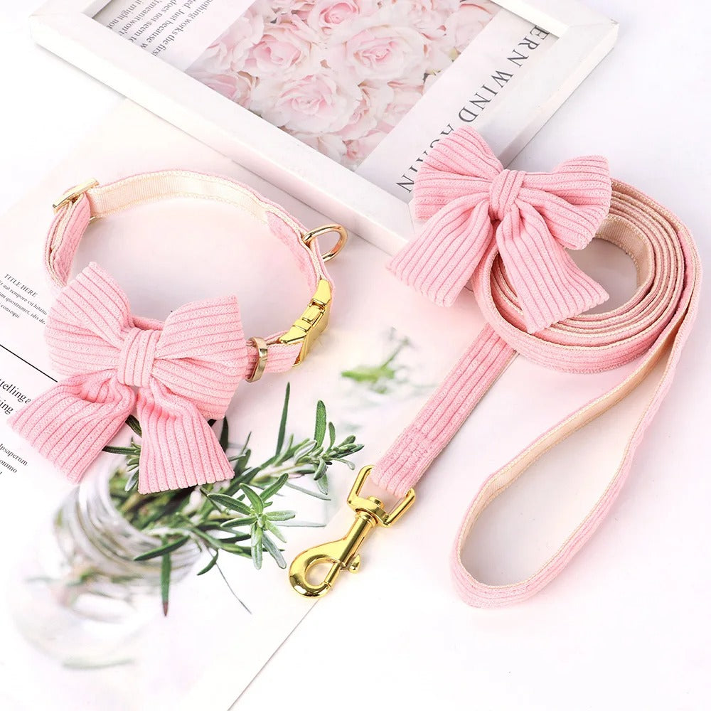 collier-chien-velour-noeud-papillon-rose