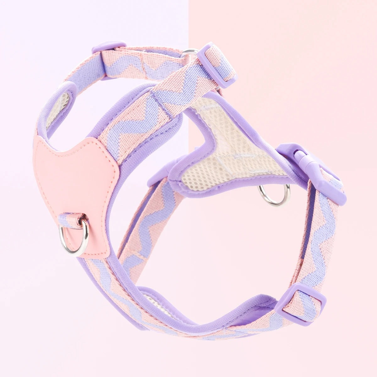 harnais-petit-chien-violet-rose-funaventur