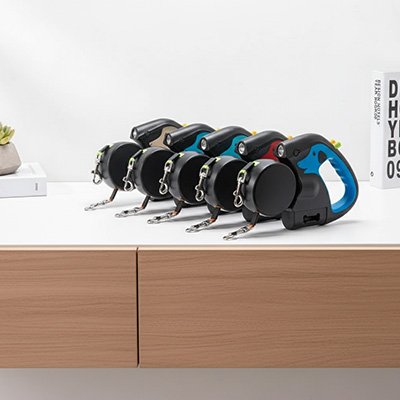 Laisse double pour Chien plusieurs coloris