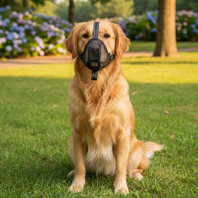 Muselière pour chien SoftGuard golden parc