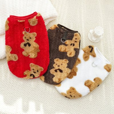 Pull Chien variante avec motifs teddy Bear mignon