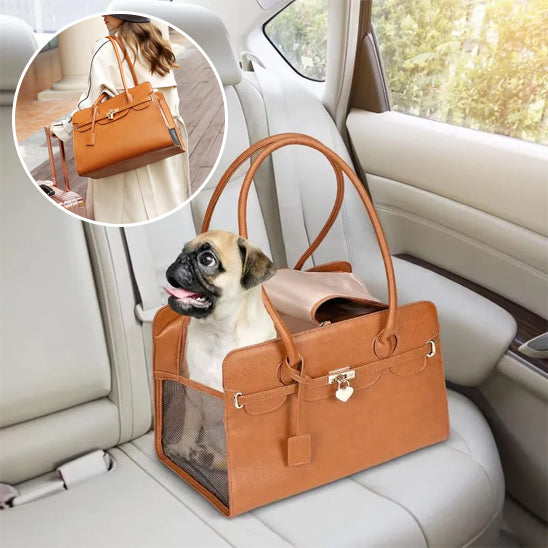 sac-transport-chien-cuir-marron