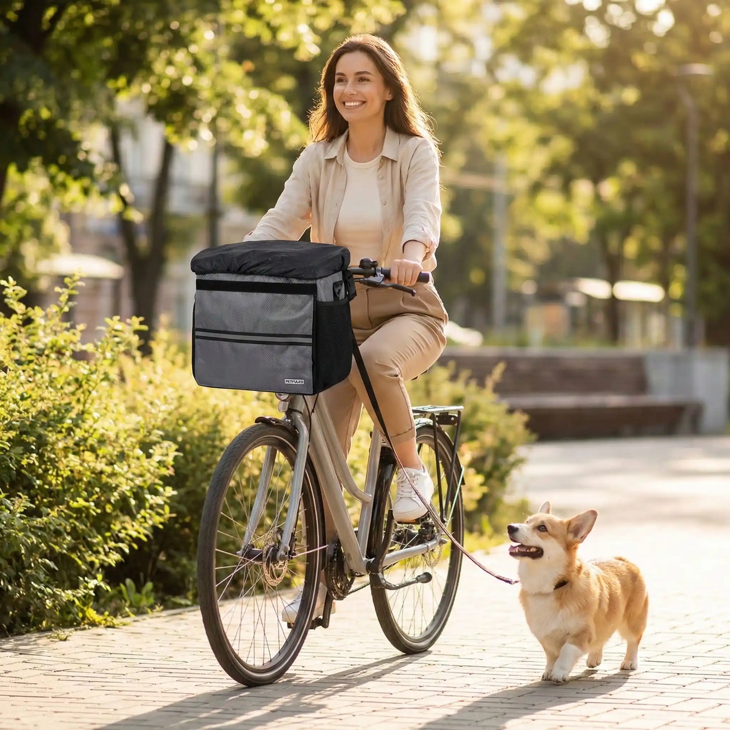 Panier chien velo PetFulde utilisation polyvalente