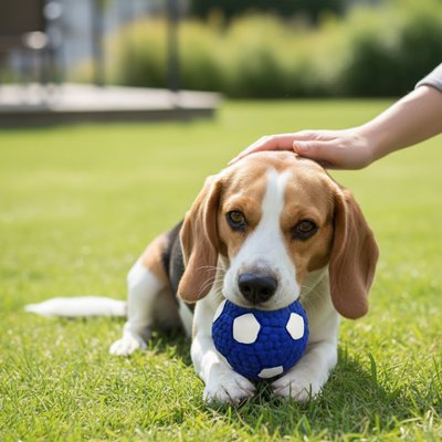 Balle Chien WiggleBall beagle jeux parc