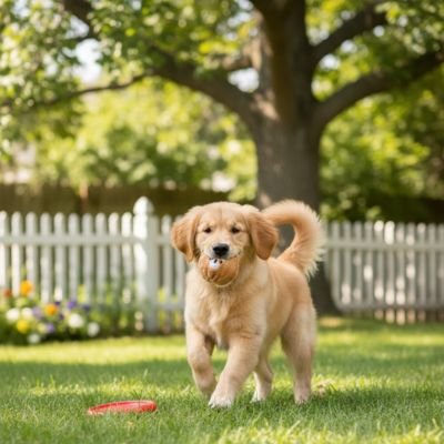 Balle pour Chien PawBounce marron labrador