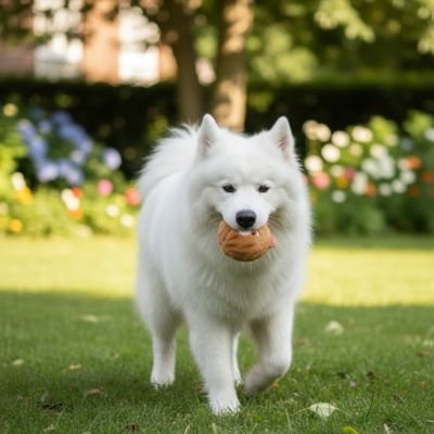 Balle pour Chien PawBounce marron parc