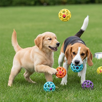 Balle pour chien WoufZap chiots amusés
