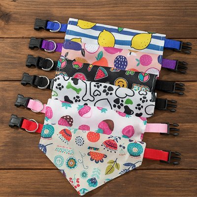 Bandana pour Chien motifs fun variés