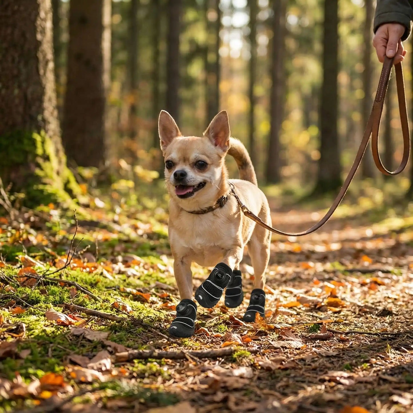 basket pour chien pawendurance noir chiwawa promenade forêt