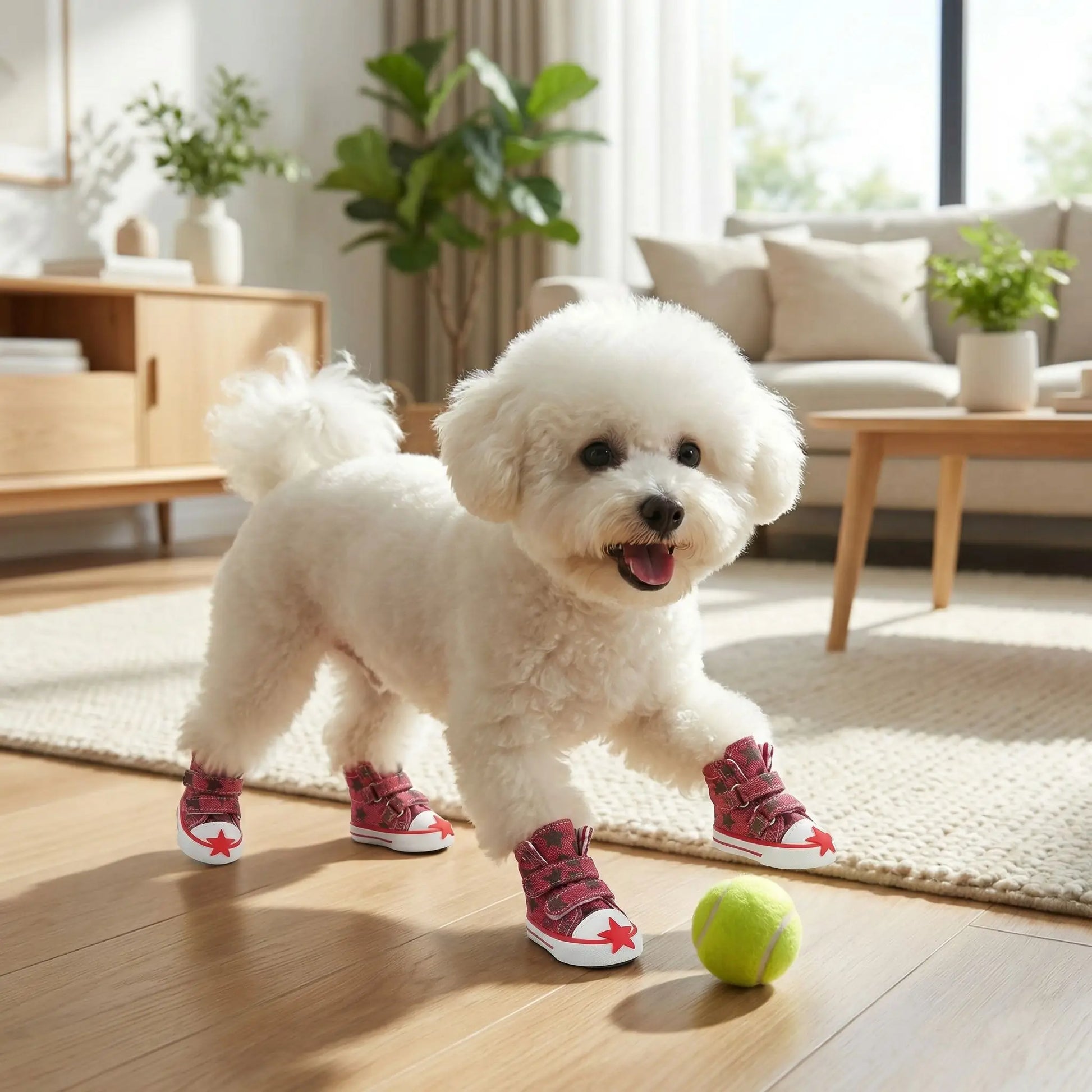 basket pour chien PawKicks rouge moderne