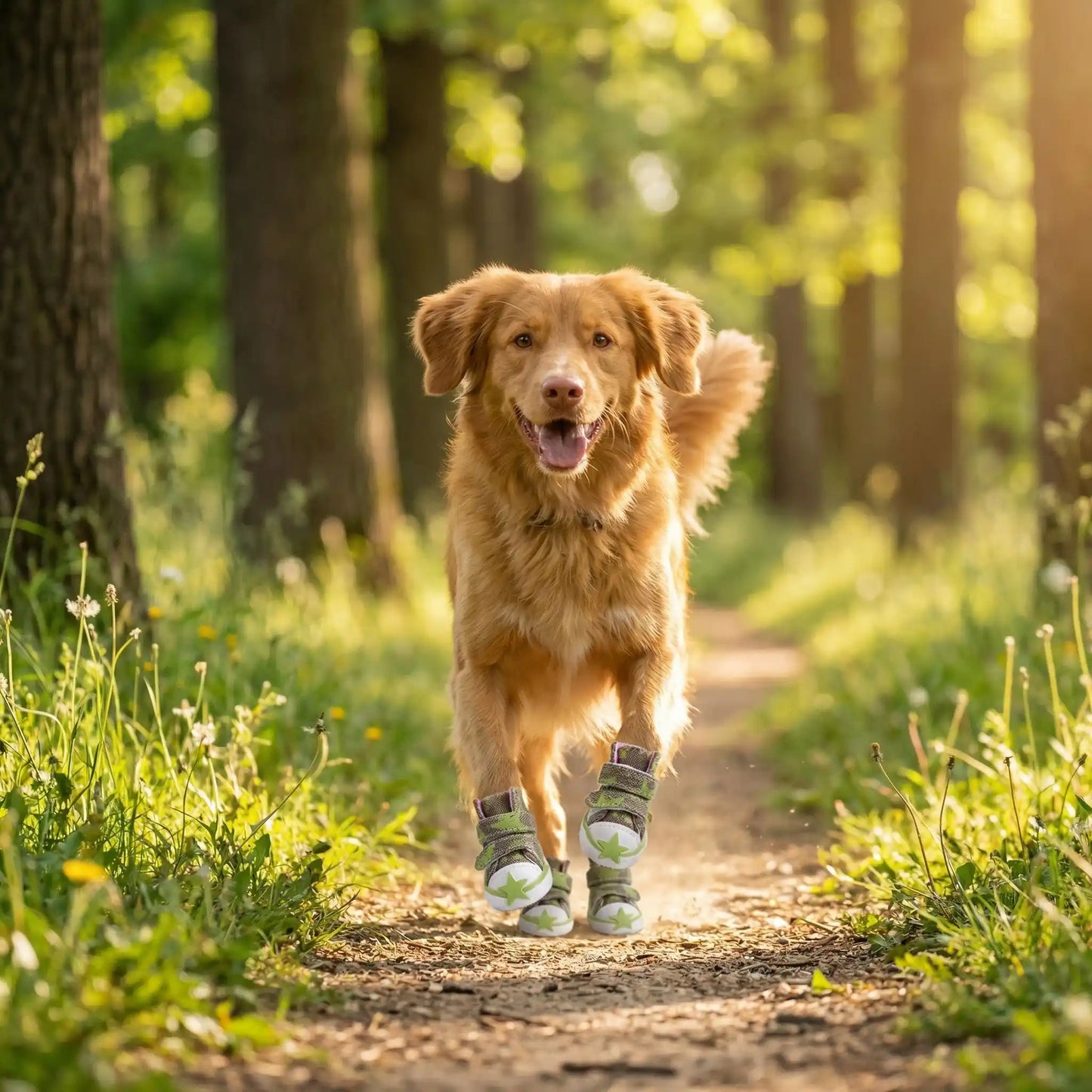 basket pour chien pawkicks verte balade foret