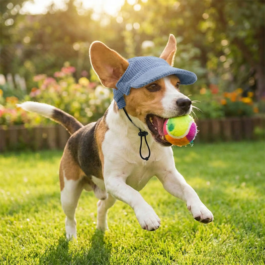 casquette chien doggyswag bleu jardin