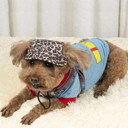 Casquette pour​ petit chien Pupper motif léopard stylé