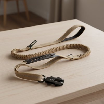 Ceinture de sécurité pour chien Canisecure kaki résistante
