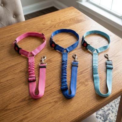 Ceinture de sécurité pour chien PatteAssure coloris vifs