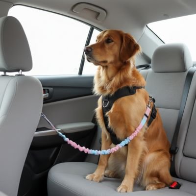 Ceinture de sécurité pour chien RoadPaw élastique 
