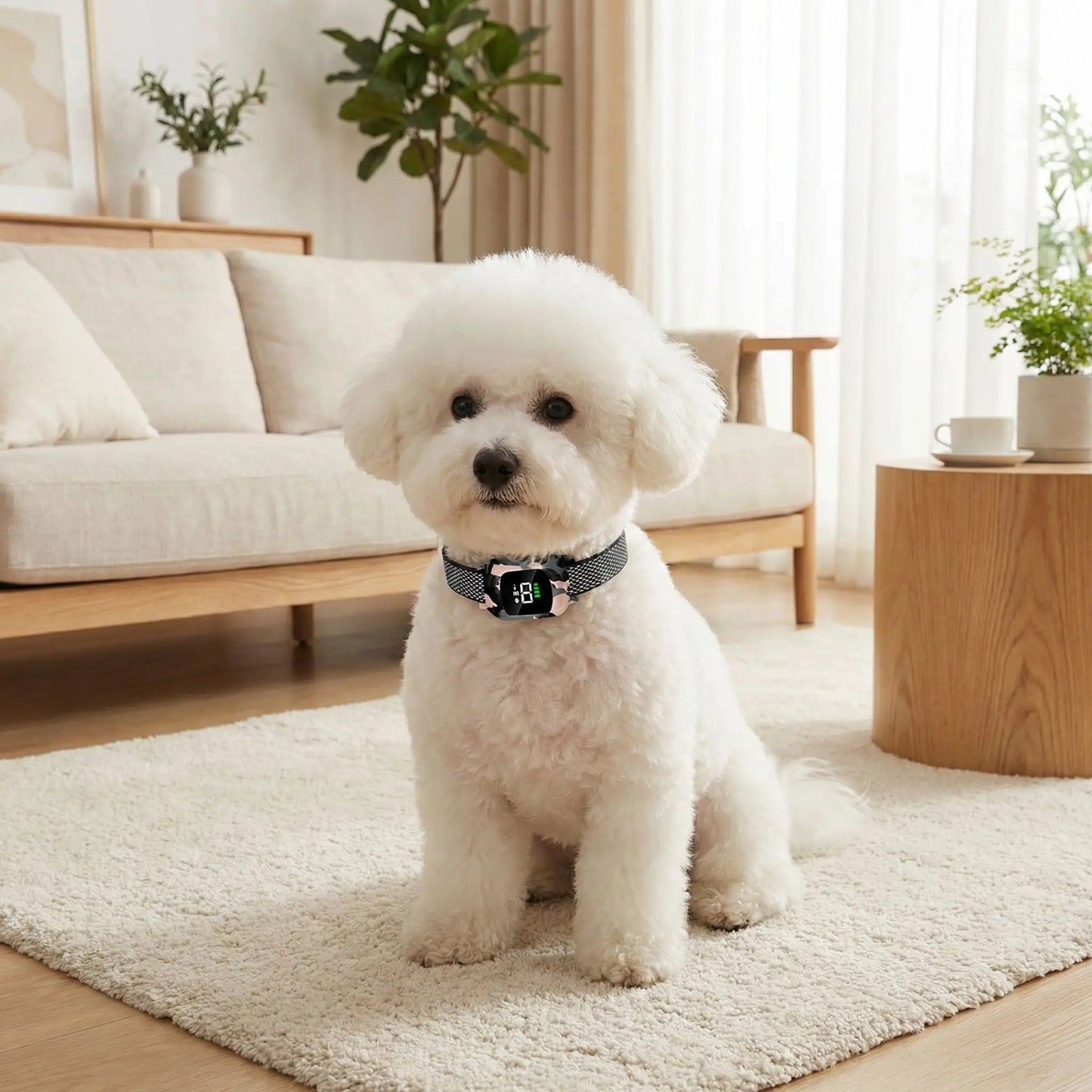 collier anti aboiement sans douleur aboiedoux bichon