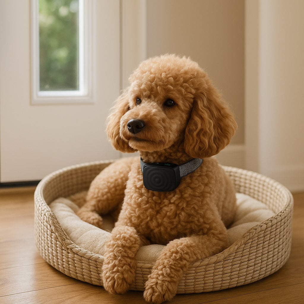 collier-anti-aboiement-sans-douleur-caniche-sweetcollar