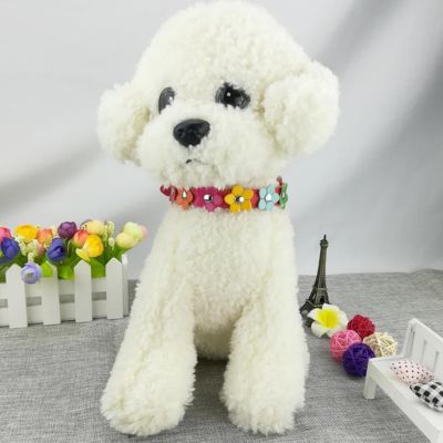 collier-pour-chien-couleur-rouge-peluche-caniche-puppycolor
