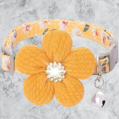 collier-pour-chien-fleur-jaune