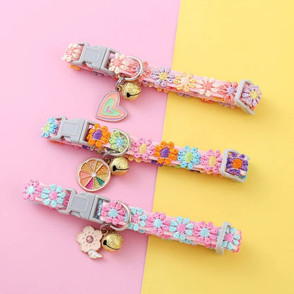 collier-pour-chien-fleur-pendentif
