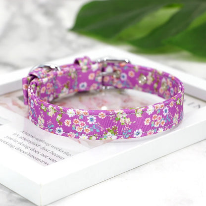 collier-pour-chien-floral-violet