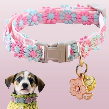 collier-pour-chien-pendentif-fleur
