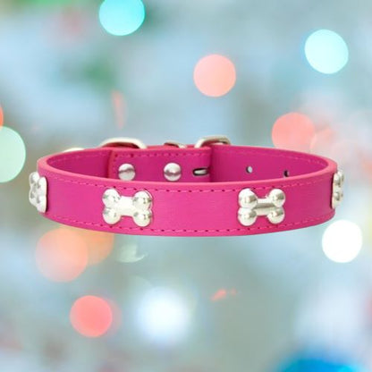 collier-pour-chien-rose-os-flashPet