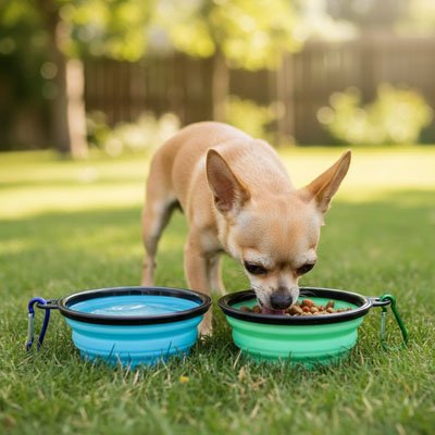 Gamelle Chien DuoGamelle chiwawa qui mange