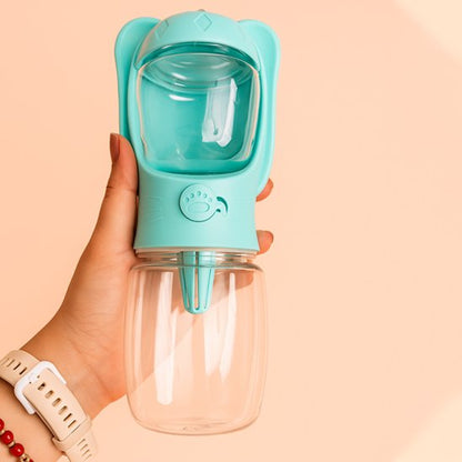 Gourdes pour chien​  2 en 1 bleu ciel format compacte 