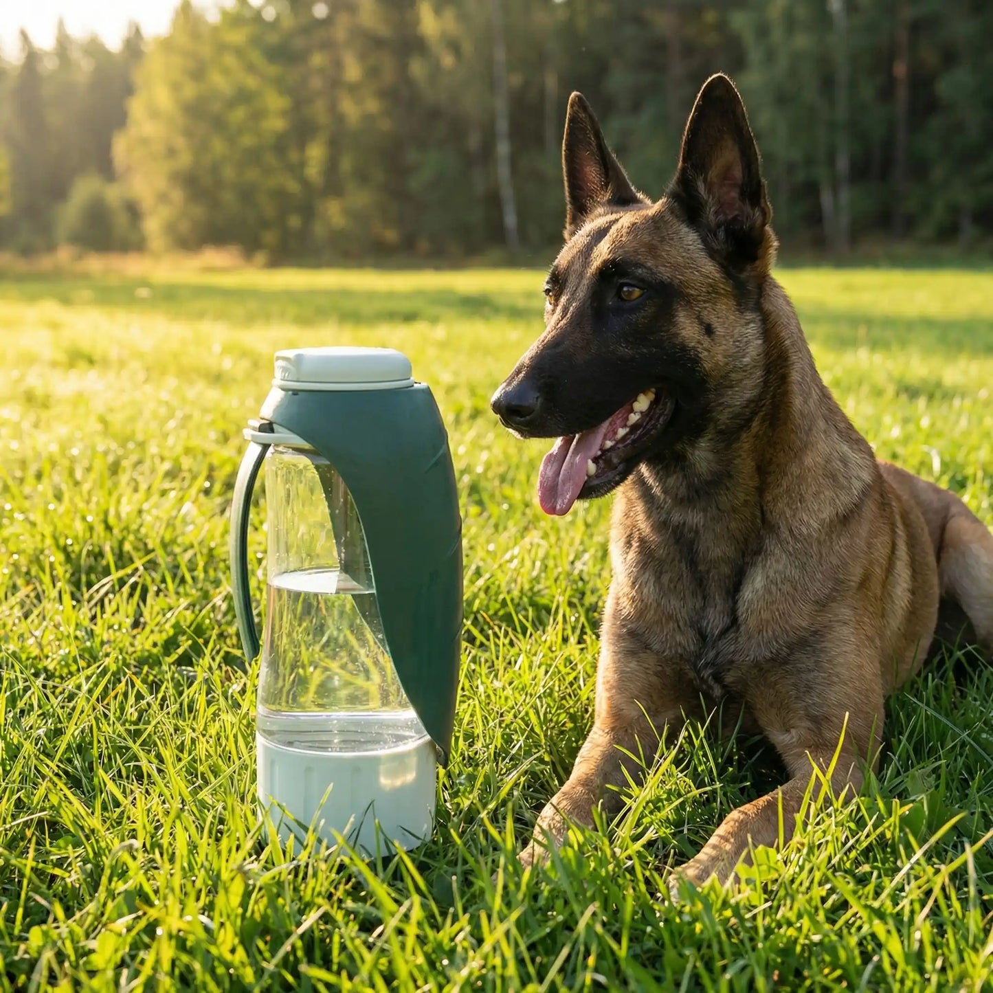 gourdes pour chien HydroPaw vert malinoise