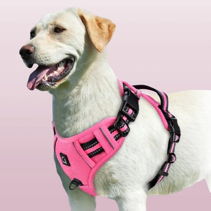 harnais-chien-confort-rose-tractionzero