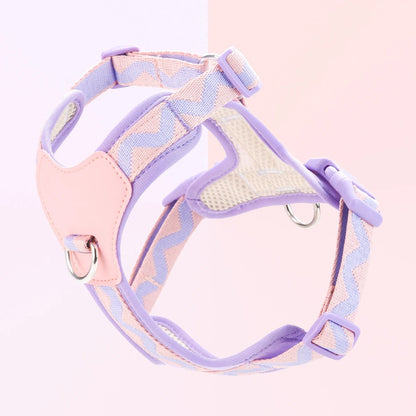 harnais-petit-chien-violet-rose-funaventur