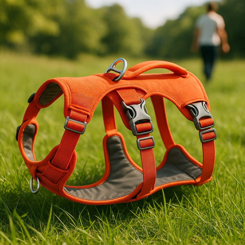 harnais-pour-chien-orange-robuste-confortable