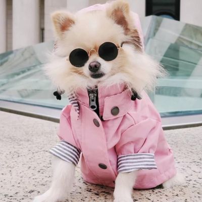 impermeable-chien-rose-hiver-chaud-texjacob