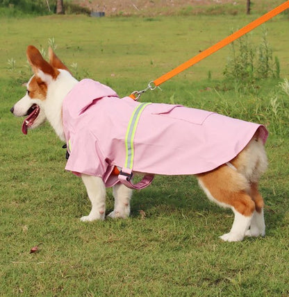 impermeable-chien-rose