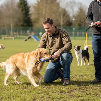 Jouet indestructible pour Chien BarkForce bleu golden parc