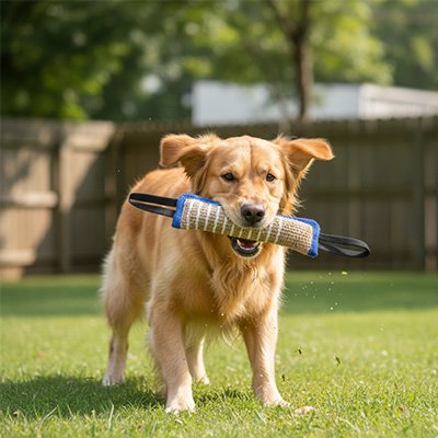Jouet indestructible pour Chien BarkForce entrainement golden
