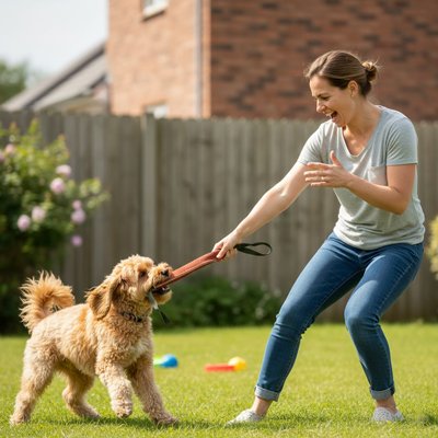Jouet indestructible pour Chien entrainement maîtresse chien 