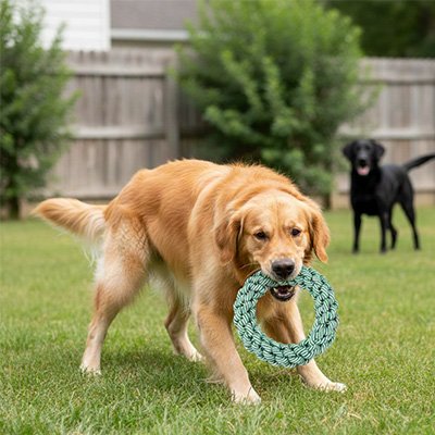 Jouet indestructible pour Chien RuffRing jeu parc golden