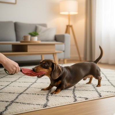 Jouet indestructible pour Chien traction chien saucisse 