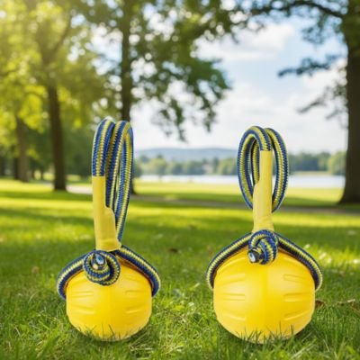 Jouet indestructible pour Chien TugForce jaune vif haute visibilité 