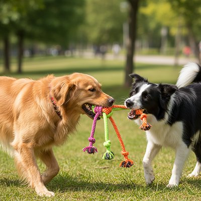 Jouet pour chien CroqCorde jeu interactif 