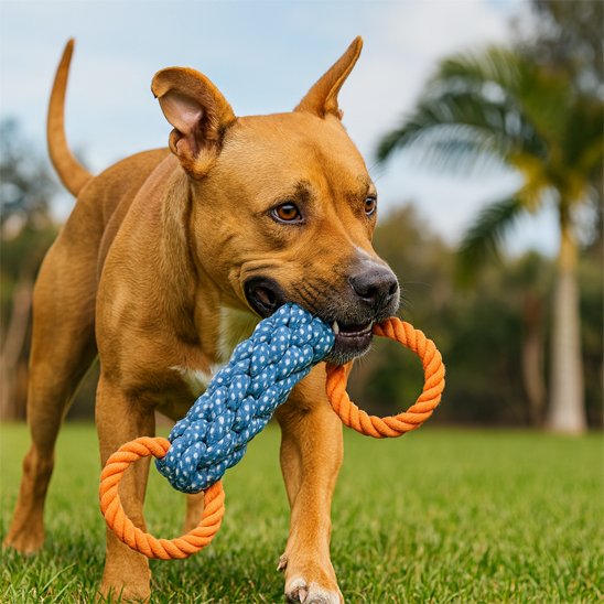 Jouet pour chien indestructible RopeForce corde tressée
