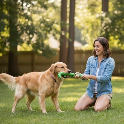 Jouet pour Chien LizardGrip vert traction chien maître