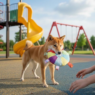 Jouet pour chien SnoutFly akita jeu parc