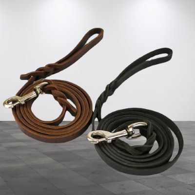 laisse-chien-noir-marron