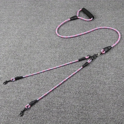 laisse-double-pour-chien-violette